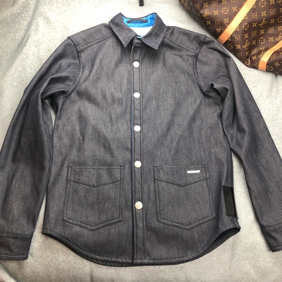 Scotch & Soda Reversible Ombre Cotton-Blend Overshirt Size M - Picture 8 of 16